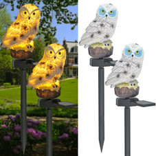 Owl-Shaped Solar Garden Stake Light product image
