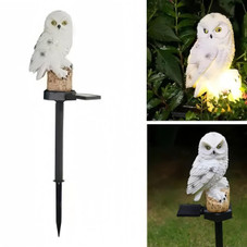 Owl-Shaped Solar Garden Stake Light product image