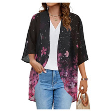 Women's Lightweight Chiffon Kimono Cardigan product image