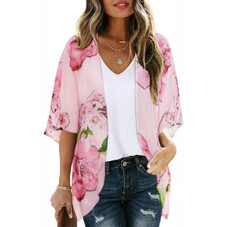 Women's Lightweight Chiffon Kimono Cardigan product image