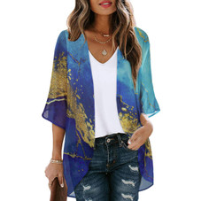 Women's Lightweight Chiffon Kimono Cardigan product image