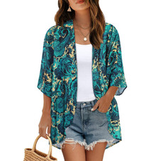 Women's Lightweight Chiffon Kimono Cardigan product image