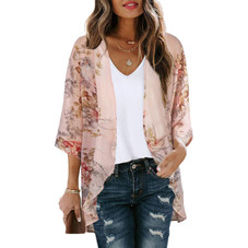 Women's Lightweight Chiffon Kimono Cardigan product image
