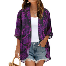 Women's Lightweight Chiffon Kimono Cardigan product image