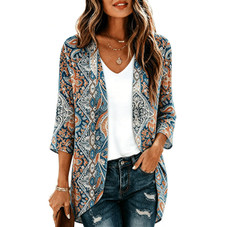 Women's Lightweight Chiffon Kimono Cardigan product image