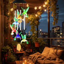 Solar Hummingbird Wind Chime product image