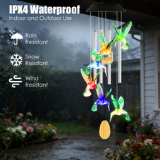 Solar Hummingbird Wind Chime product image