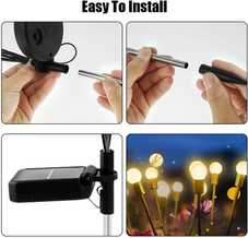Solar Firefly Swaying Garden Lights product image