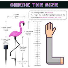 Pink Flamingo Solar Landscape Light (1- to 3-Pack) product image