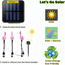 Pink Flamingo Solar Landscape Light (1- to 3-Pack) product image