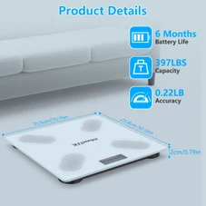 Smart Digital Body Weight Scale with Full Composition Analysis product image