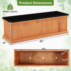 Wood Raised Garden Bed with Drainage Holes (1- or 2-Pack) product image