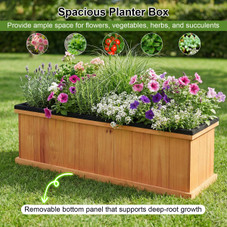 Wood Raised Garden Bed with Drainage Holes (1- or 2-Pack) product image
