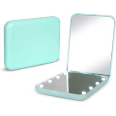 Foldable LED Travel Magnification Makeup Mirror product image