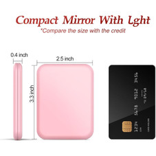 Foldable LED Travel Magnification Makeup Mirror product image