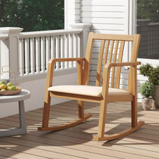 Rocking Chair with Cushioned Seat (1- or 2-Pack) product image