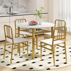 5-Piece Round Dining Table Set product image