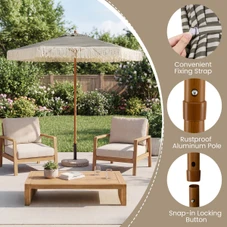 7-foot Patio Umbrella with Fringe product image