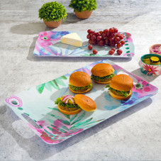 Spice by Tia Mowry Decorated Melamine Serving Trays (2-Piece Set) product image