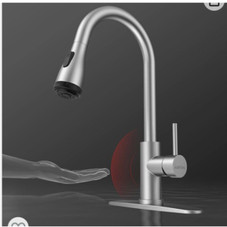 WaterSong Touchless Kitchen Faucet Sink with Smart Sensor product image