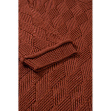 Hayden Textured Crew Neck Loose Sweater product image