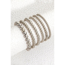 Silver Multi Layered Beaded Bracelet product image