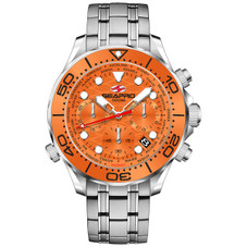 Seapro Men's Mondial Timer Orange Dial Watch product image