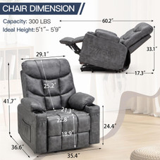  Power Lift Recliner with Heated Vibration Massage product image