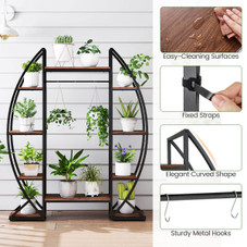 10-Tier Indoor Plant Stand with Grow Lights product image