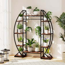 10-Tier Indoor Plant Stand with Grow Lights product image
