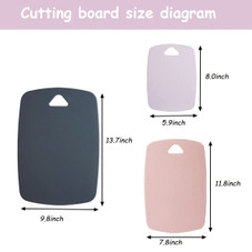 Plastic Cutting Board Set (3-Pieces) product image