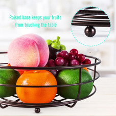 2-Tier Detachable Wire Fruit Basket product image