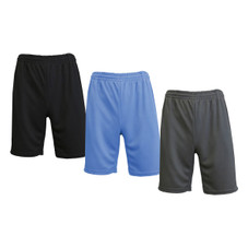 3-Pack Moisture Wicking Performance Mesh Shorts product image