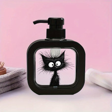 Cute Cat Print Soap Dispenser product image