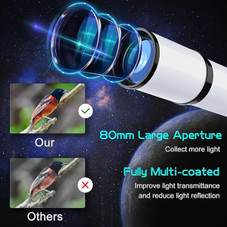 Abotec Portable 80mm Aperture Telescope product image