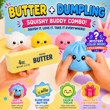 Slow Rising Dumpling & Butter Squishy product image