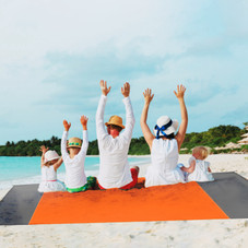 Picnic Blanket with Anchors product image