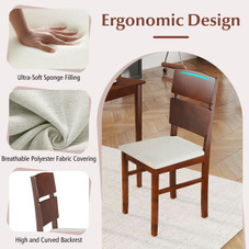 Upholstered Dining Table Set (5 Pieces) product image