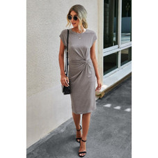 Knotty Chic Cap Sleeve Midi product image