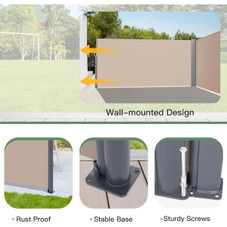 236" x 63" Retractable Double Side Awning product image