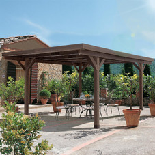 17ft x 12ft All Cedar Wooden Gazebo Pavilion product image