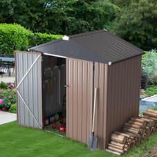 6' x 4' Outdoor Storage Shed with Lockable Doors product image