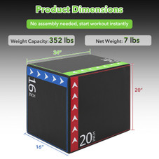 3-in-1 Soft Plyometric Jump Box product image