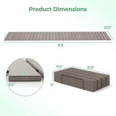 8FT Outdoor Pathway with HDPE Frame product image