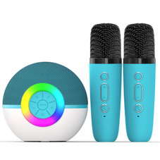 Portable Mini Karaoke Machine for Kids, Bluetooth Speaker with Wireless Microphone,MP3 Player,Perfect for Birthday and Family Parties(2 Mic) product image