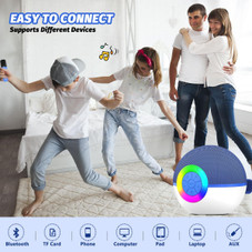 Portable Mini Karaoke Machine for Kids, Bluetooth Speaker with Wireless Microphone,MP3 Player,Perfect for Birthday and Family Parties(2 Mic) product image