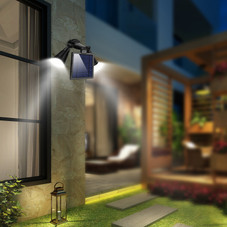 Solarek® Outdoor Motion Sensor Spotlights with Solar Panel product image