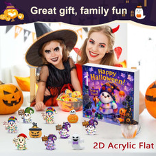 Halloween CountDown Advent Calendar with Ghost Gnome Pumpkin Plush Toys Dolls Pendants Ornaments For Indoor Outdoor Home Party Decoration product image