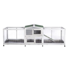 94.5'' Outdoor Rabbit Hutch with 8 Wheels product image