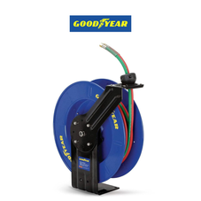 Goodyear Oxy-Acetylene Welding Hose Reel - Twin 1/4" x 50' Ft Hoses product image